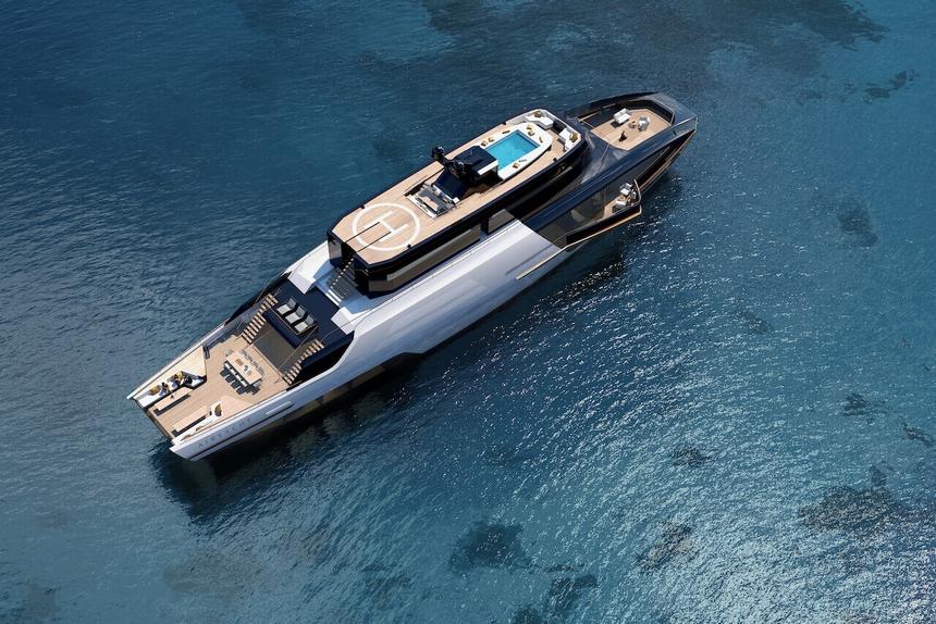 Примерно так выглядит "внебрачный сын" яхты и дирижабля