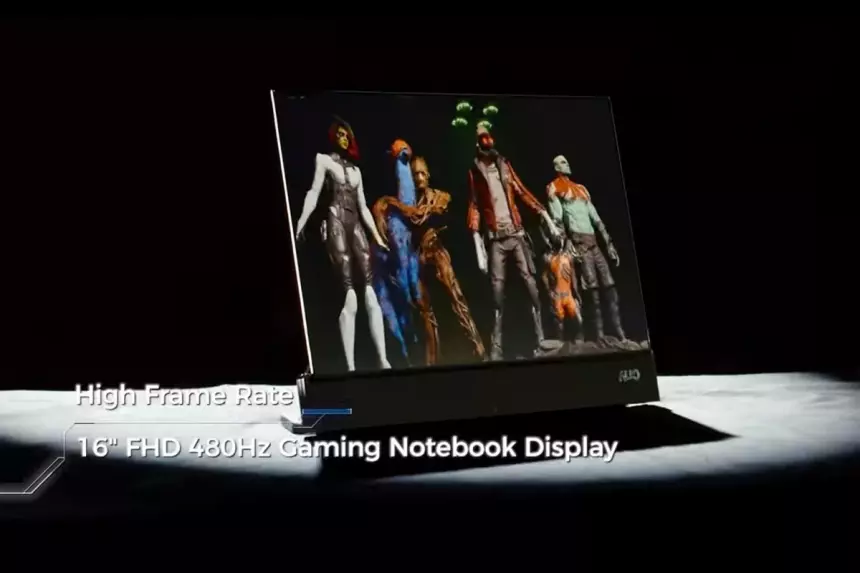 360 Гц мало? Представлены дисплеи для ноутбуков и мониторов с рекордной частотой 480 Гц