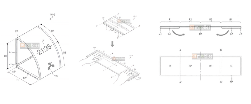 Samsung изобрела смартфон-трансформер, превращающийся в часы