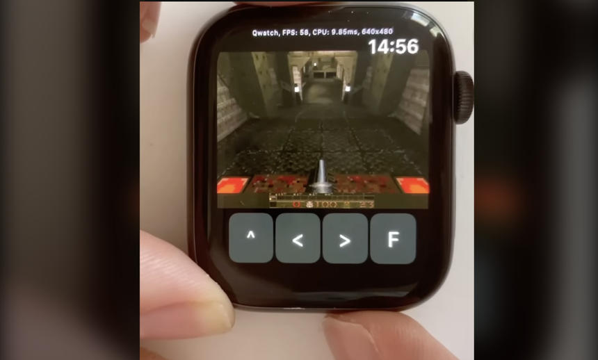 Легендарный Quake запустили на «умных» часах Apple Watch