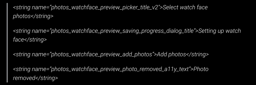 В приложении Google Фото нашли упоминания будущих умных часов Pixel Watch