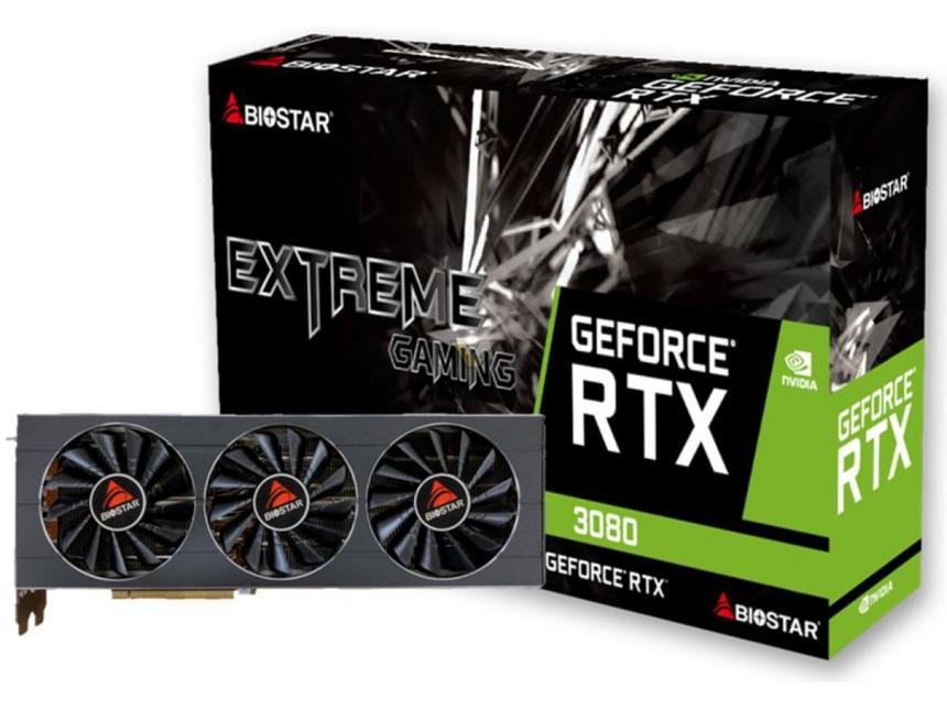 Опоздали на вечеринку: Biostar выпустила видеокарты GeForce RTX 3080/3070 через 2 года после запуска NVIDIA