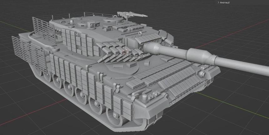 Вариация Леопарда с динамической защитой советского типа