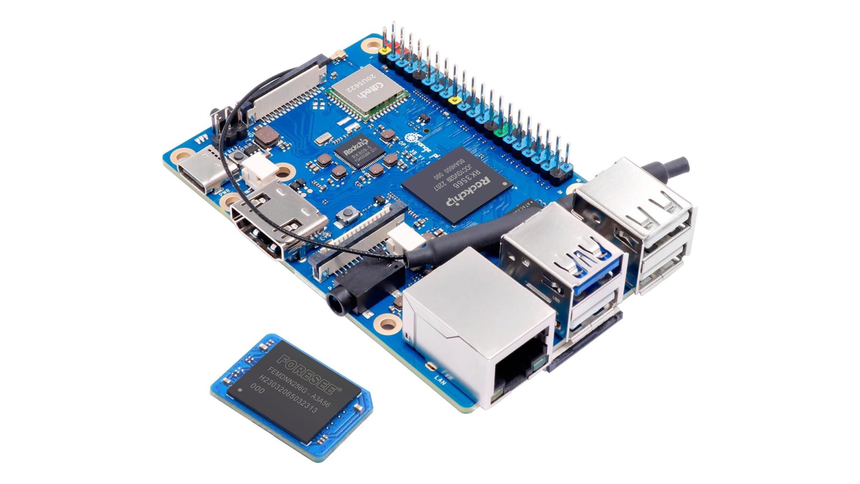 Одноплатный компьютер Orange Pi 3B получил 8 ГБ ОЗУ