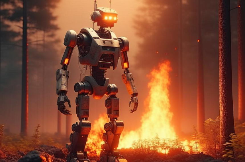 За пожарами в Калифорнии начал следить ИИ