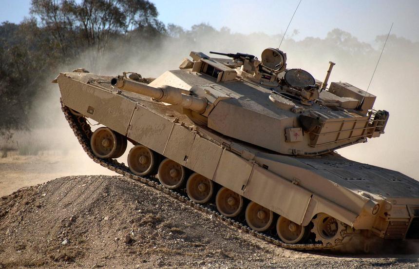 M1A1 AIM армии Австралии на испытаниях