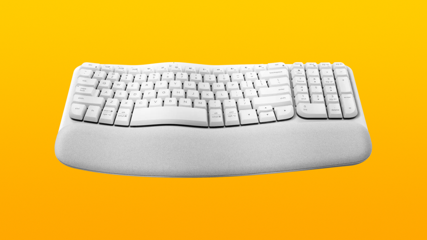 Привет, 2007-й: Logitech представила волнообразную клавиатуру Wave Keys