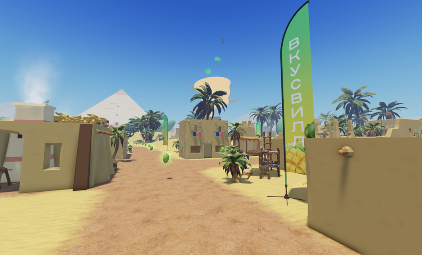 В игре Roblox появился «Мангомир» за авторством «Вкусвилл»