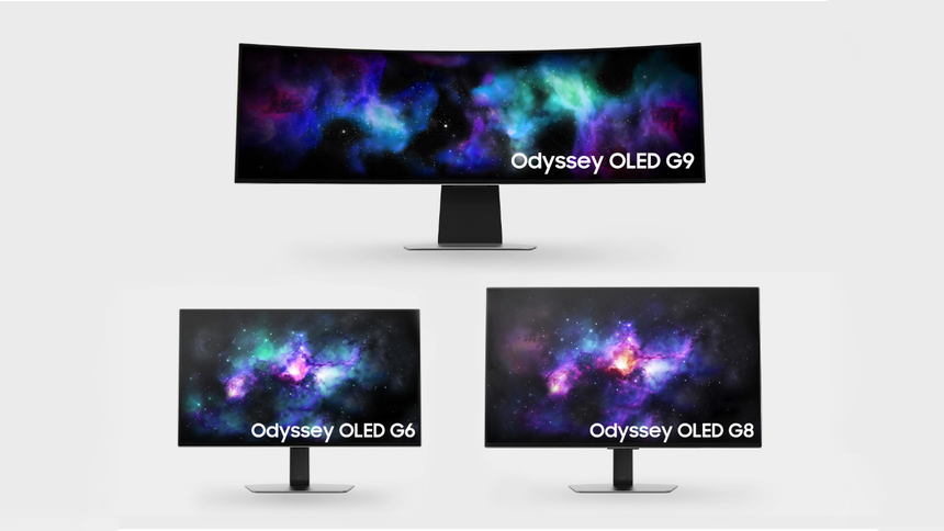 Samsung осветила выставку CES продвинутыми игровыми OLED-мониторами Odyssey