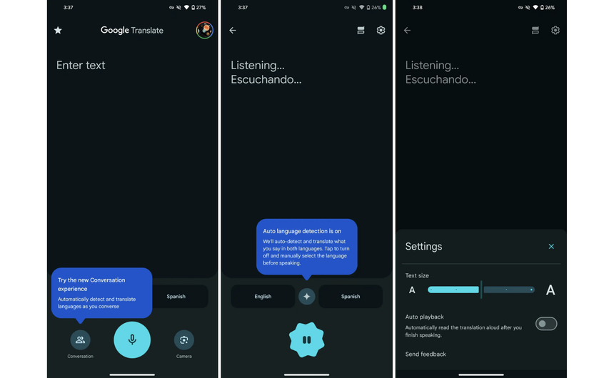 Google Переводчик получил обновленный дизайн в стиле Material You