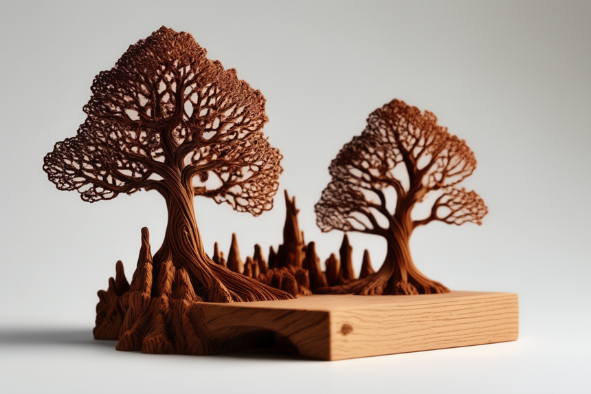 Ученые разработали новый «чернильный состав» для 3D-печати из древесины