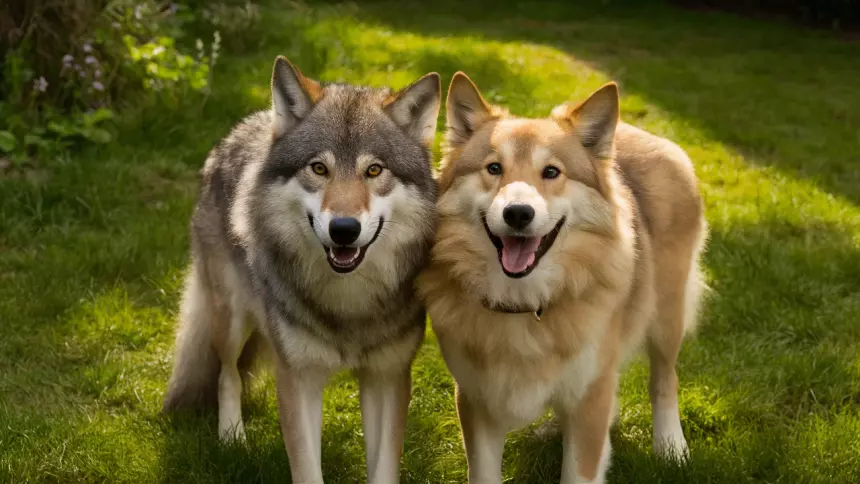 Ученые показали различия в мимике собак и волков