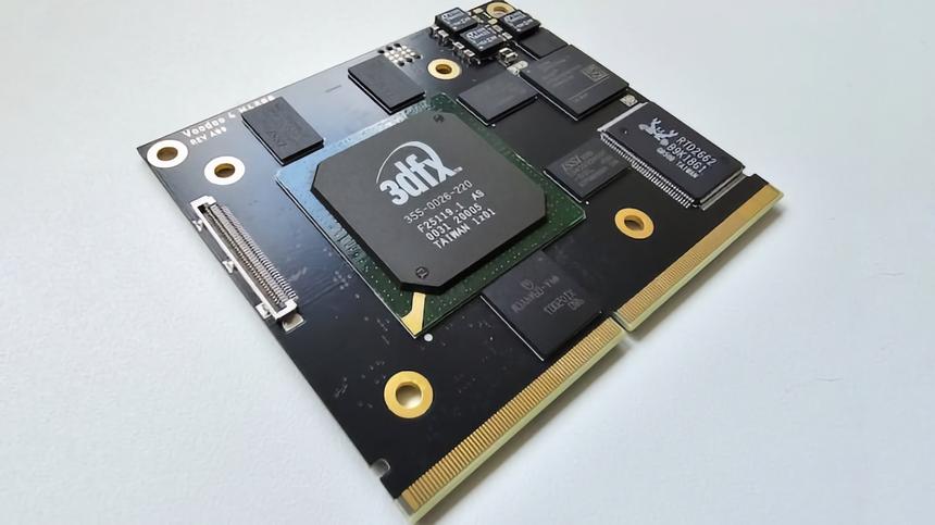 24-летнюю видеокарту Voodoo встроили в ноутбук и успешно запустили Windows