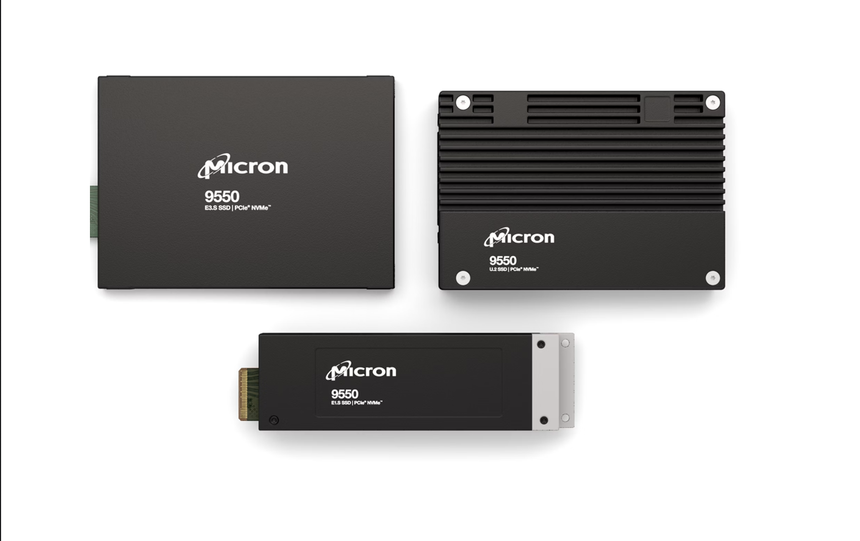 Представлен самый быстрый SSD для центров обработки данных: Micron 9550 NVMe
