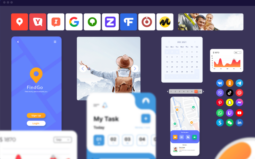 Выглядят виджеты весьма симпотично