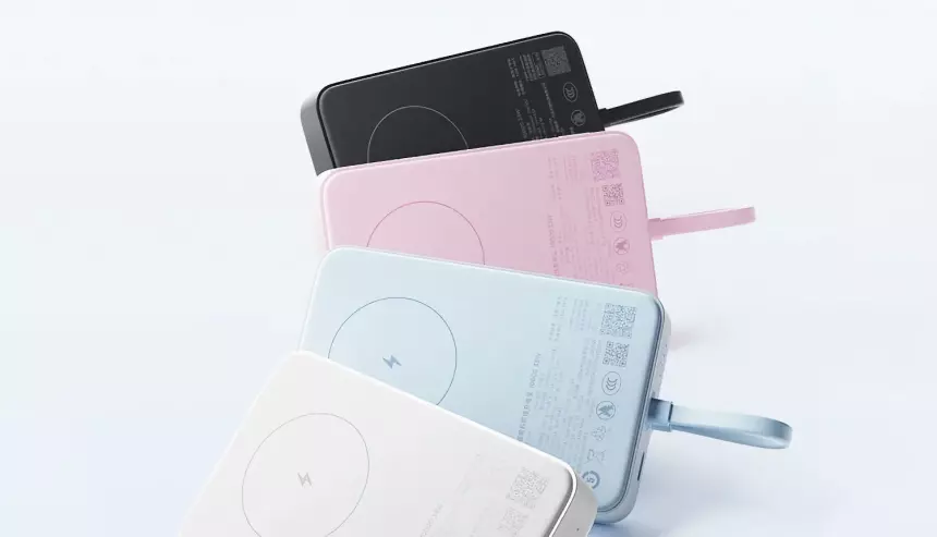 Xiaomi анонсировала компактный магнитный повербанк на 10 000 мАч