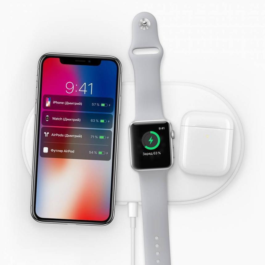 Apple AirPower — беспроводная зарядка на три устройства