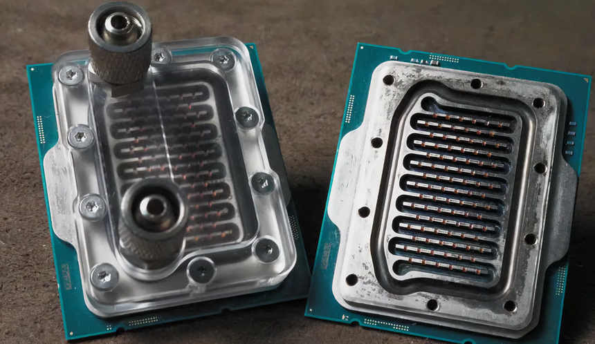 Корпус процессора Intel Core i9-14900KS превратили в... водоблок