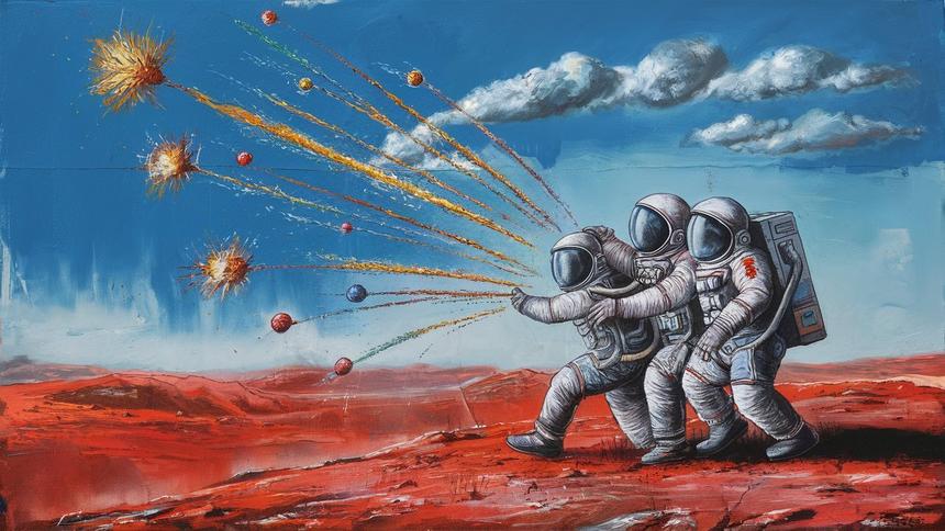 Марсоход Perseverance впервые заснял видимое полярное сияние на Марсе