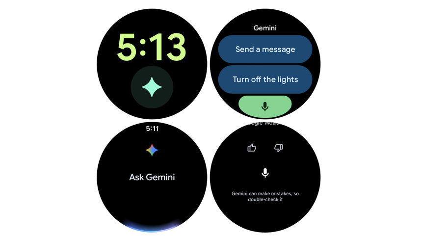 Google Gemini вышел на всех часах с Wear OS 4 и новее