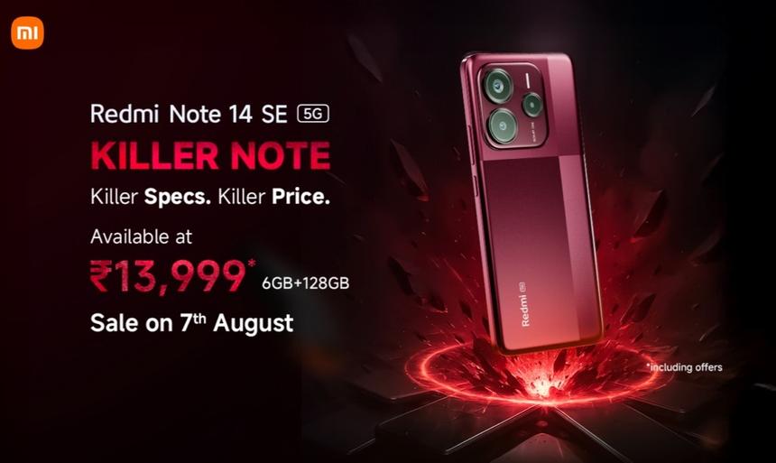 Redmi выпустила доступный Note 14 SE 5G с тремя камерами