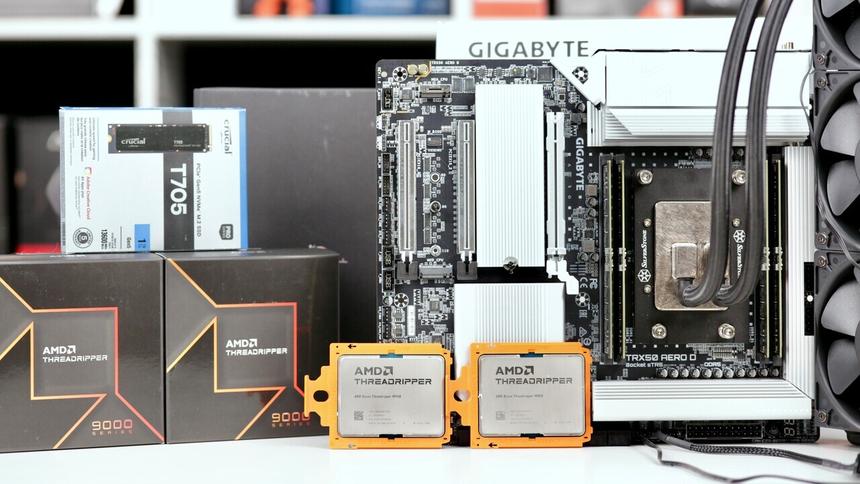 Тесты AMD Threadripper 9000 показали — в 2-3 раза мощнее модели 2020 года, но греется до 85 ℃