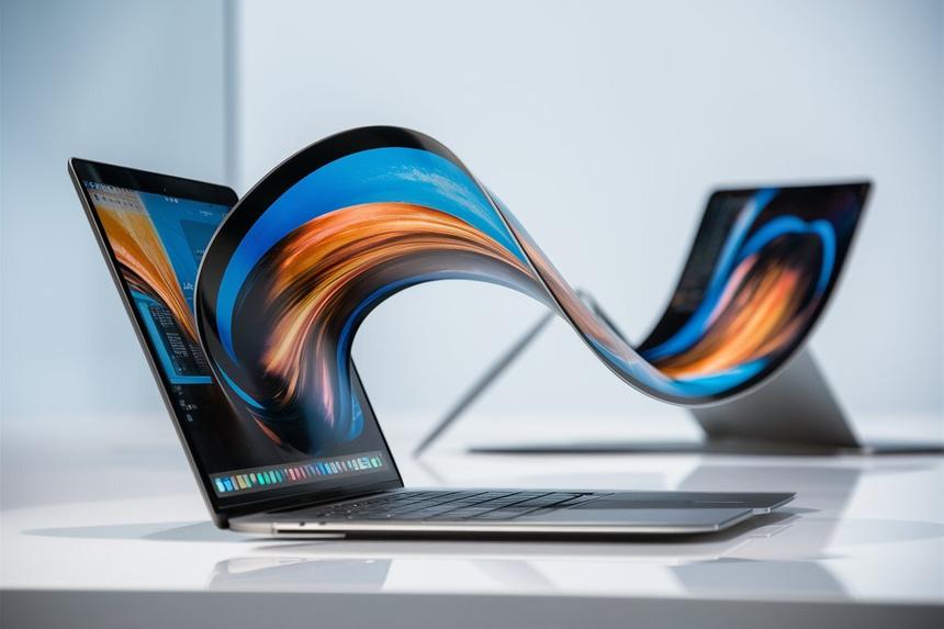 Apple запатентовала гибкий экран для Mac, который сам подстраивается под взгляд