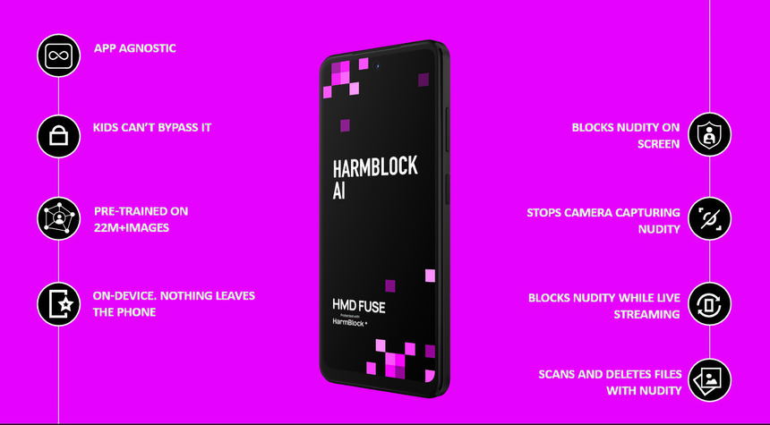 HMD представила детский смартфон Fuse, который сам ищет и блокирует нюдсы