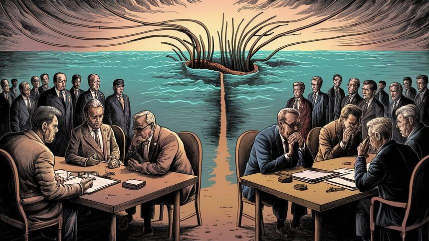 Разрыв подводных кабелей в Красном море замедлил интернет между Европой и Азией