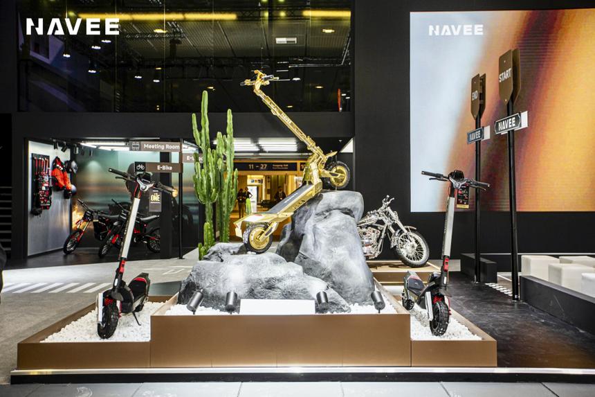 Navee показали мощные электросамокаты для бездорожья на выставке IFA 2025