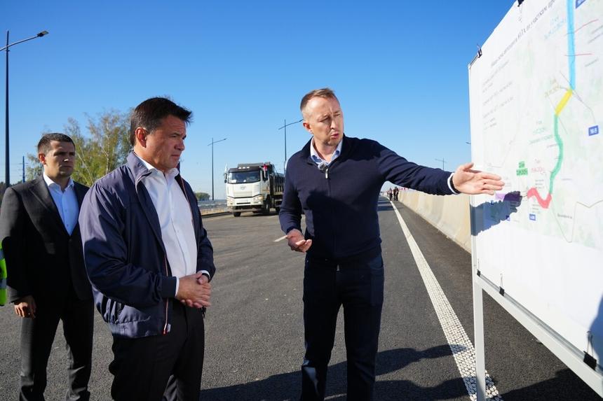 Крупную дорогу-дублёр МКАД в Подмосковье завершат в начале 2026 года