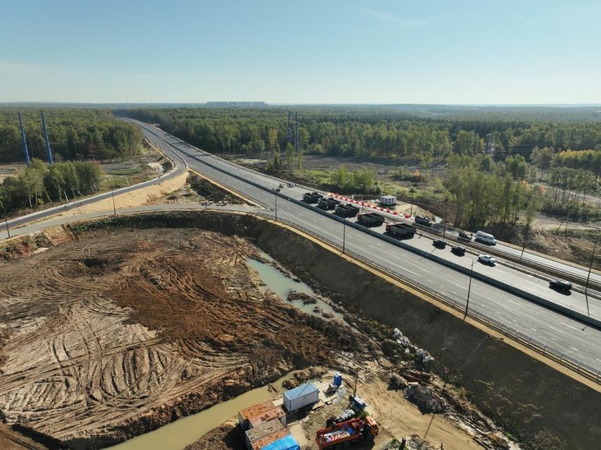 Крупную дорогу-дублёр МКАД в Подмосковье завершат в начале 2026 года
