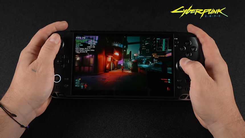 Портативку GPD Win 5 протестировали в Cyberpunk 2077 и God of War и получили до 80 fps