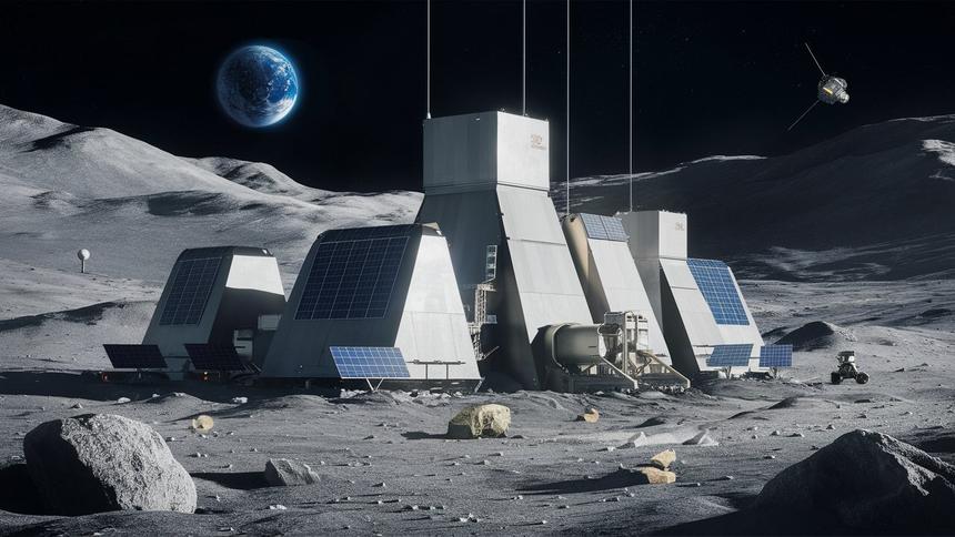 Лед в околополярных кратерах Луны пригодится для будущих лунных баз России