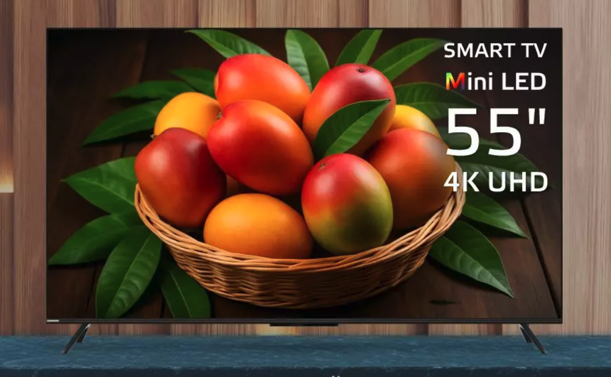 Harper выпустил 55″ QD-Mini Led телевизор на «чистом» Google TV со встроенными двумя динамиками и сабвуфером