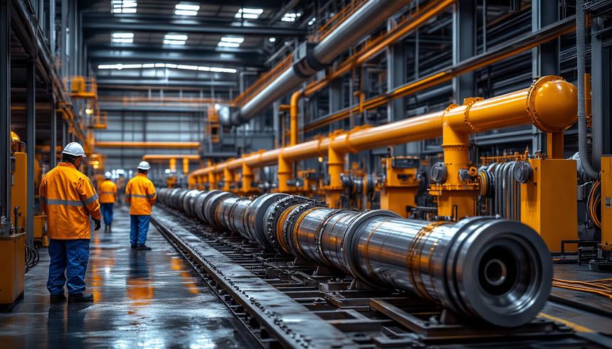 ОМК и «Газпром» договорились о производстве деталей для газопроводов