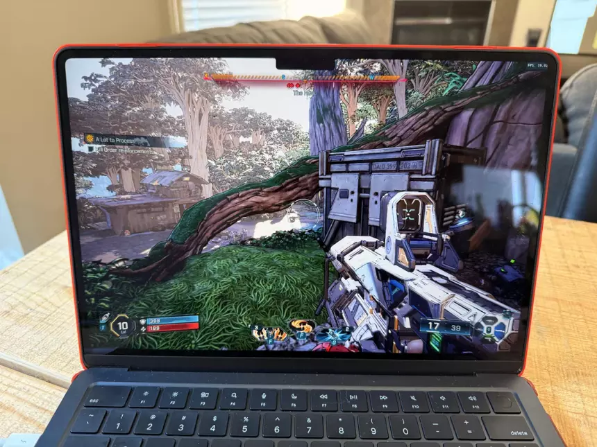 Новенький MacBook Air M4 не справился с Borderlands 4 — максимум 10 fps в перестрелках