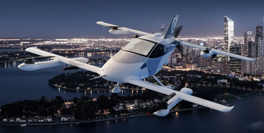 В Китае совершили первый полет междугороднего аэротакси EHang VT35