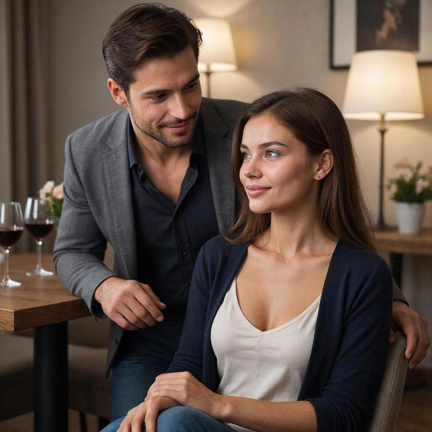 Названы две фразы которые женщины произносят во время флирта