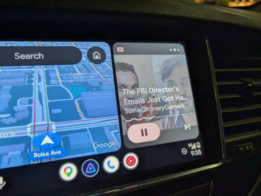YouTube добавил управление видео в Android Auto, но смотреть их… нельзя